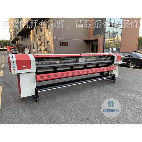 QMV柯i卡12喷头3.52m户外广告墙布打印机广尼州无缝广告喷绘布写
