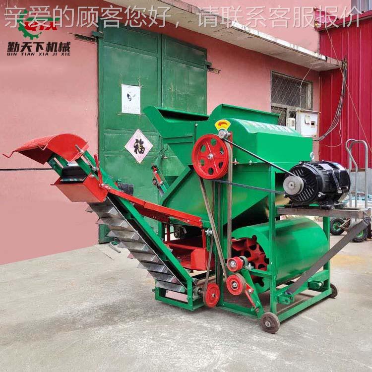 干果湿用花生两摘机用小型捡家杂型打花生机器自动装TBL袋花生去