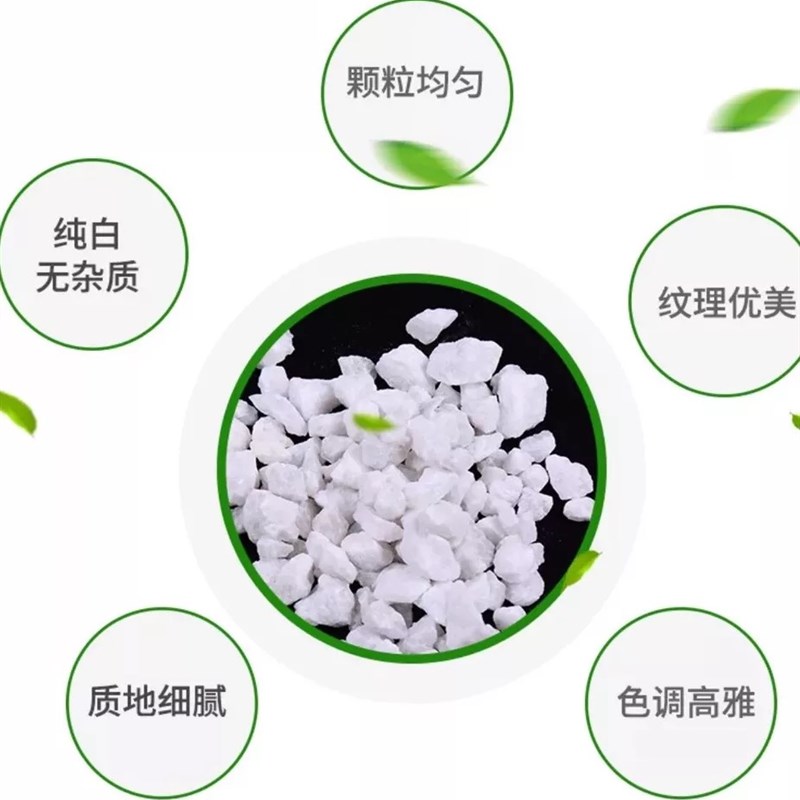 80斤白沙石g英砂白色细沙子鱼缸底砂酒店垃圾桶烟灰缸纯白造景沙