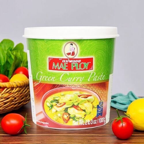 泰国绿咖喱酱1KG/罐 泰国进口MAE PLOY 速食咖喱炒菜东南亚调味料