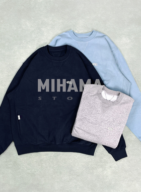 现货 MADNESS MIL-TYPE CREW SWEATER混纺套头休闲卫衣余文乐25AW