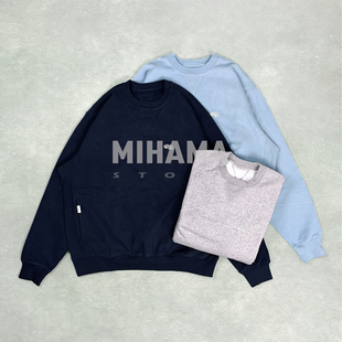 CREW 现货 TYPE MIL SWEATER混纺套头休闲卫衣余文乐25AW MADNESS