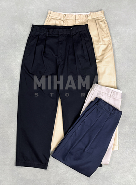 现货 NANAMICA Double Pleated Chino Pants 双褶斜纹休闲裤26SS