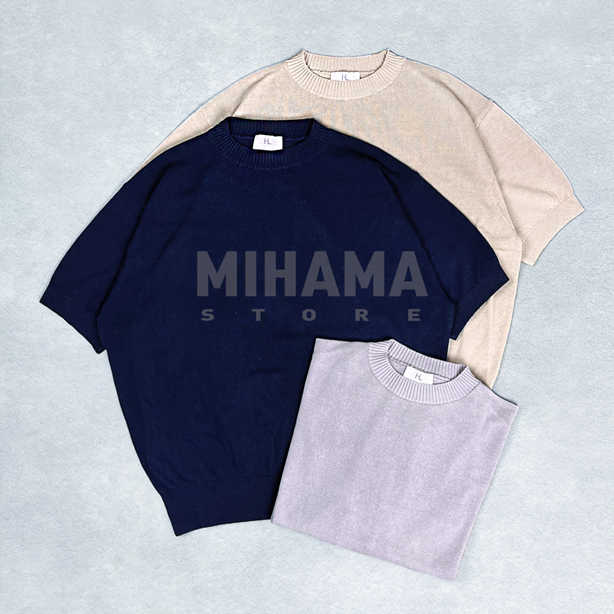 现货 HERILL Silk deadstock Sweater 真丝休闲短袖针织衫T恤26SS