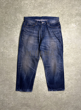 现货折扣 MADNESS AGING DENIM PANTS. M2 CROPPED日产素牛余文乐