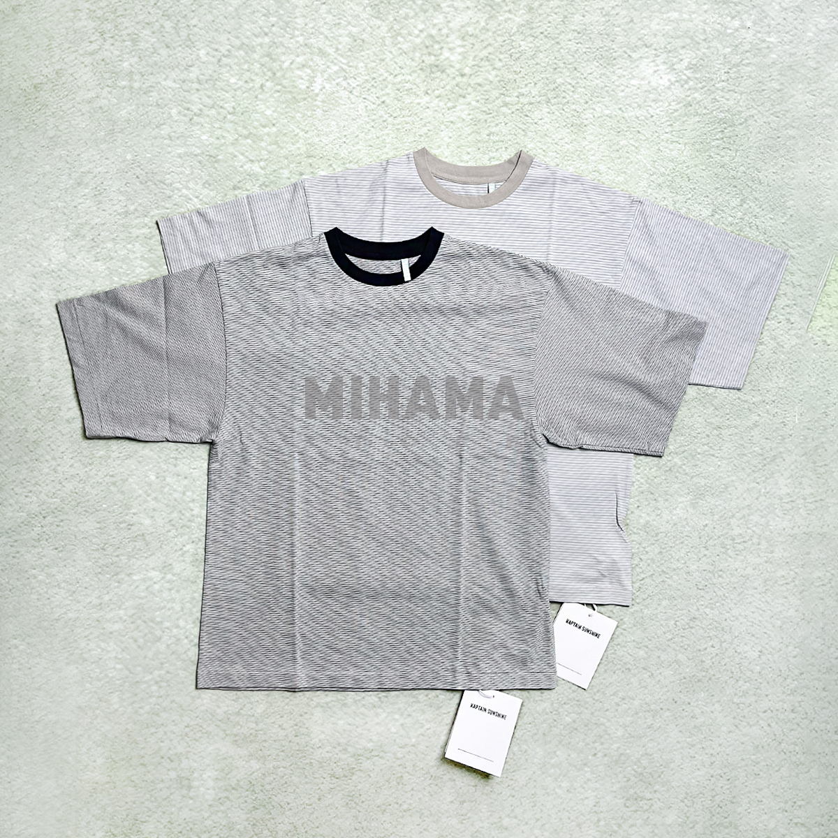 日本制天竺棉条纹T恤25ss