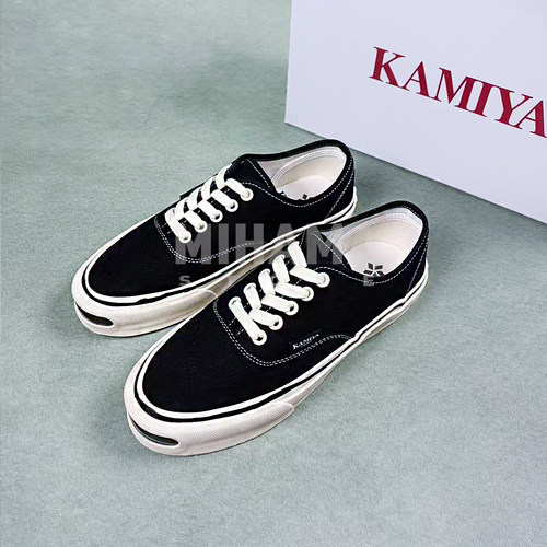 KAMIYA余文乐低帮开口笑板鞋