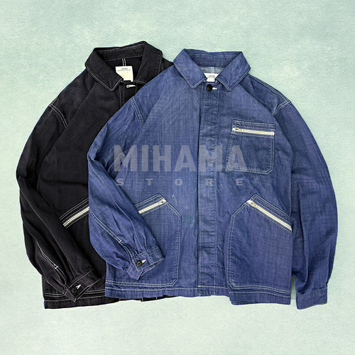 VISVIM水洗做旧泼墨夹克外套26AW