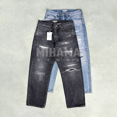 UE刀割水洗破坏牛仔裤25AW