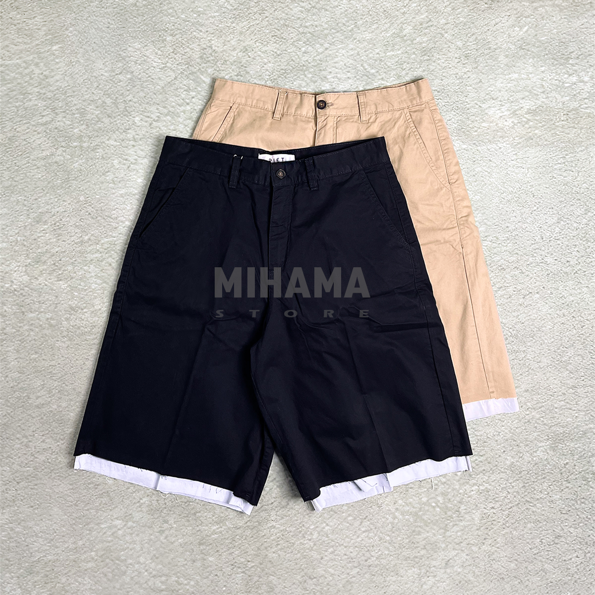 休闲拼接宽松短裤25SS
