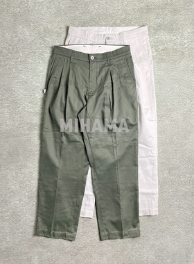 现货折扣 MADNESS STANDARD TYPE TUCK PANTS 双折休闲裤 余文乐