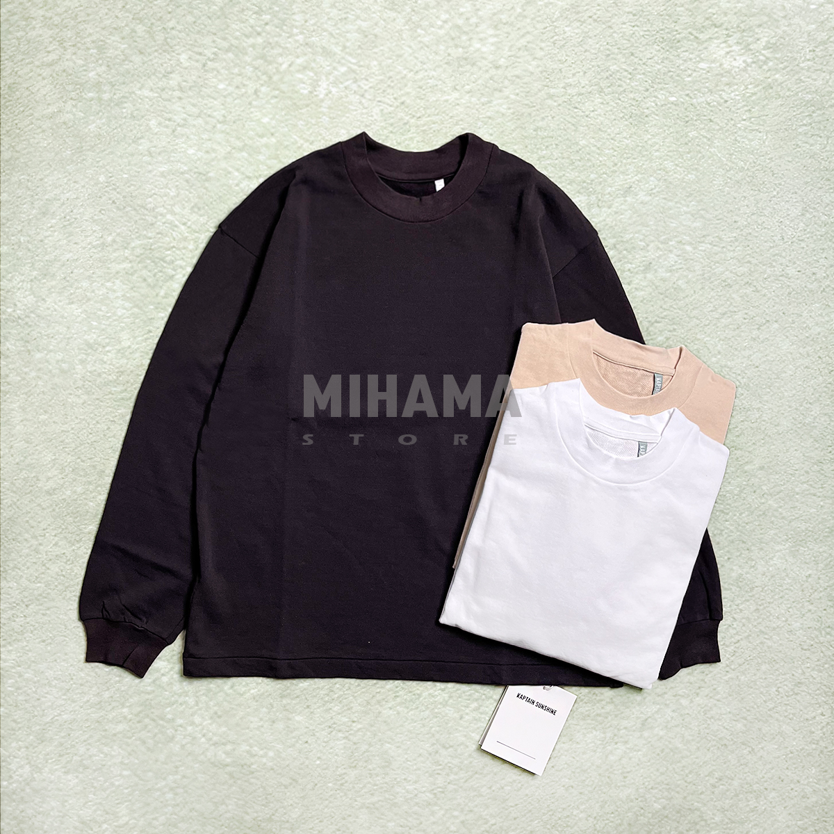 KAPTAINSUNSHINE苏文棉长袖T恤