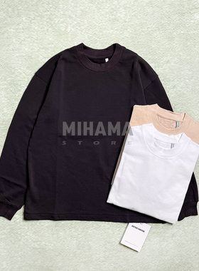 现货折扣 KAPTAIN SUNSHINE Suvin Plating Tee苏文棉长袖T恤25SS