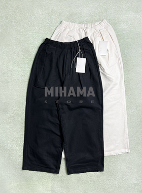现货折扣 ANCELLM TUCK SWEAT PANTS立体垂感做旧西装卫裤休闲裤