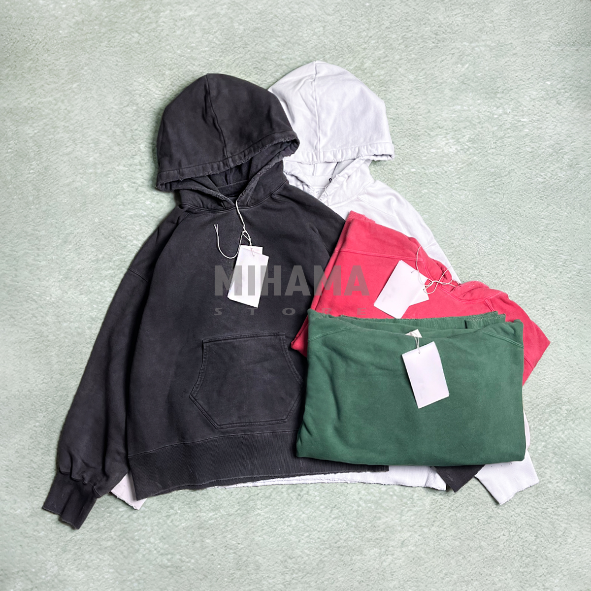 日产水洗破坏连帽卫衣