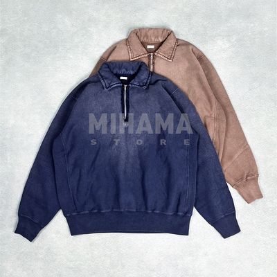 复古半拉链卫衣A.PRESSE