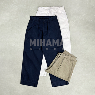 现货 NANAMICA Cotton Twill Deck Pants 丝棉斜纹甲板休闲裤26SS