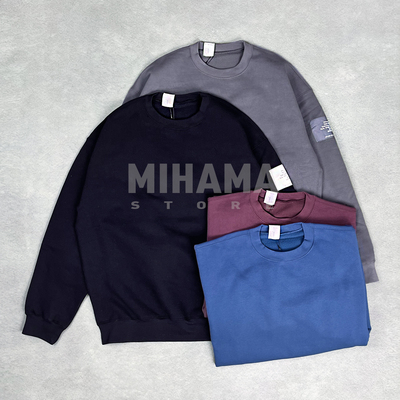 N.HOOLYWOOD军事风宽松贴布卫衣