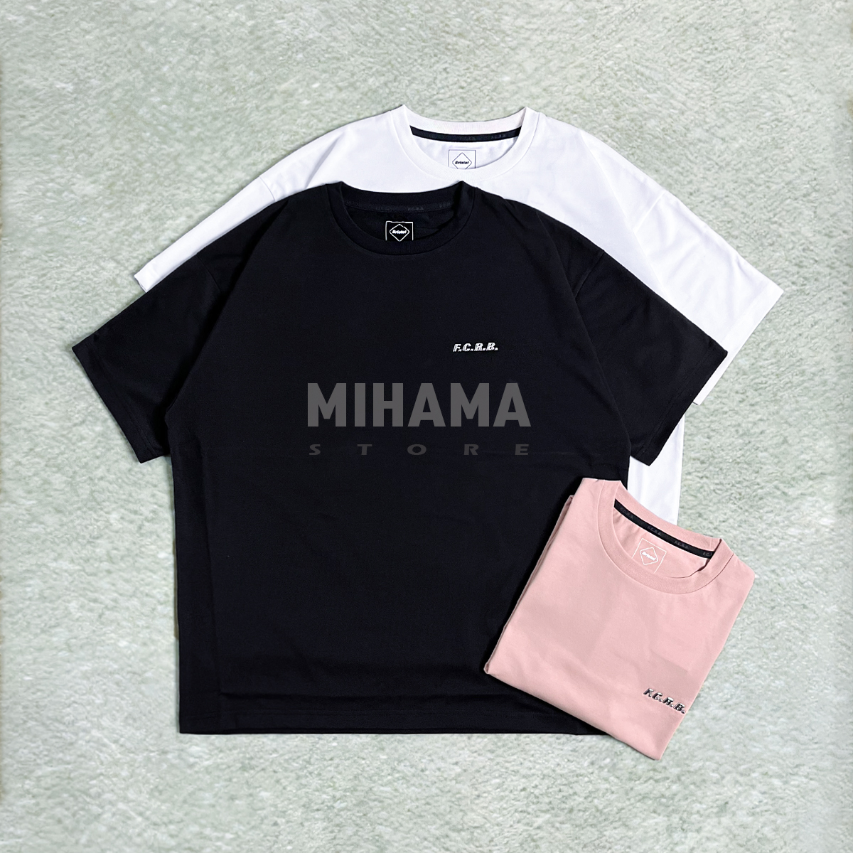 F.C.R.B休闲宽松短袖T恤25SS