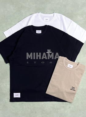 现货 WTAPS LIM / SS / COTTON 印花logo短袖休闲T恤 25SS