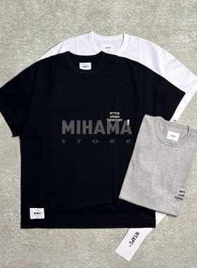 现货折扣 WTAPS WUT / SS / CTPL 字母印花logo休闲短袖T恤