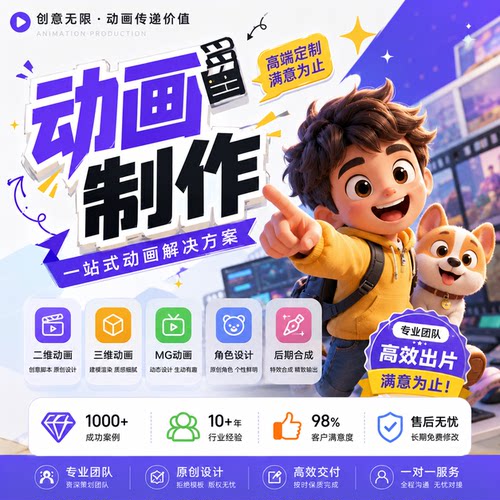 MG动画制作二三维产品医疗机械原理ai场景人物裸眼3D视频科普建模