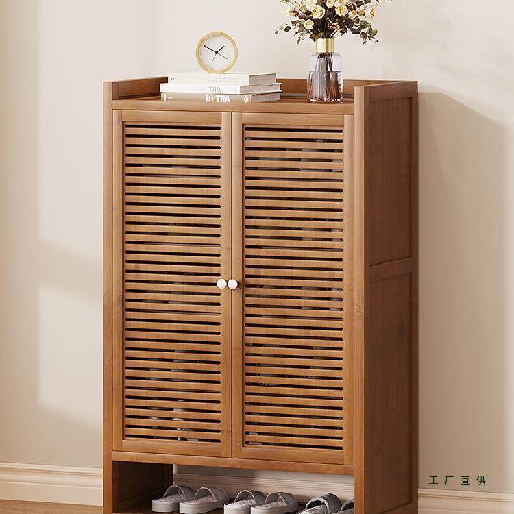鞋柜家用门口新款2025爆款入户室内门厅高档走廊进门置物楠竹鞋架,住宅家具,鞋柜,淘宝优惠券,粉丝福利购,淘宝优惠卷