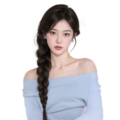 花若汐假发辫子女马尾自然麻花辫