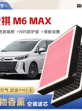 【N95】广汽传祺M6MAX植物香薰空调滤芯汽车原厂空气滤清器