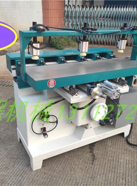 木工机械MZX506多轴钻铣槽机 婴儿床实木榫槽 摇摆钻 龙骨架拉槽