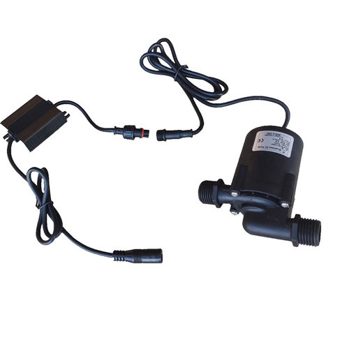 24V小型耐高温水冷循环景观喷泉加压直流无刷潜水泵可调速离心泵 - 封面