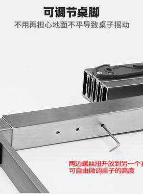 铝合金橱窗双腿伸缩餐桌滑轨隐藏式折叠桌侧装导轨平推折叠五金