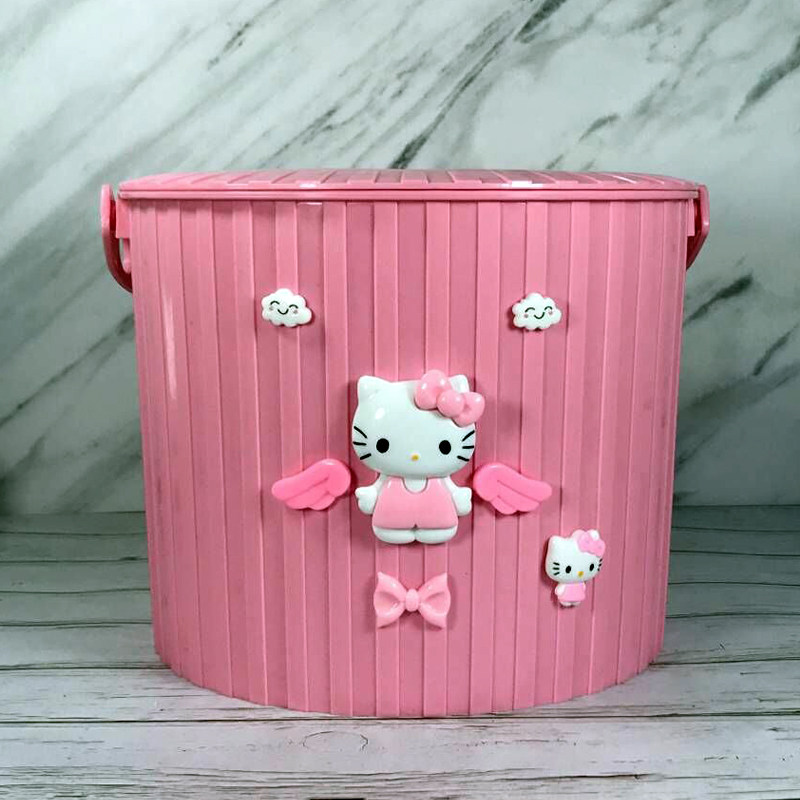 卡通塑料带盖收纳桶浴室可坐人洗车手提水桶可爱储物桶钓鱼桶小桶,家庭/个人清洁工具,水桶,淘宝优惠券,粉丝福利购,淘宝优惠卷