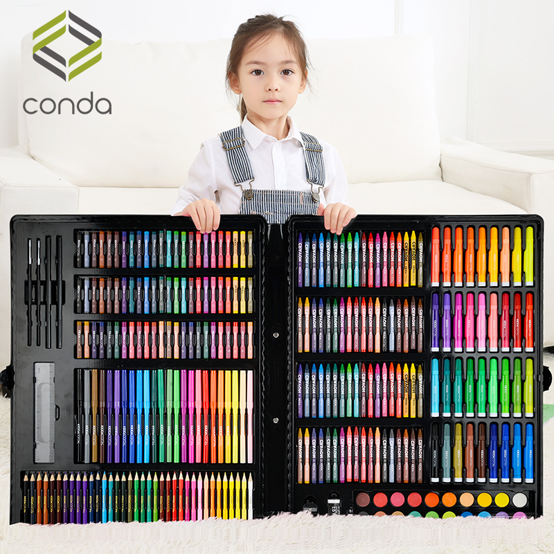 儿童绘画套装礼盒画画工具组合小学生水彩笔画笔美术幼儿园礼物