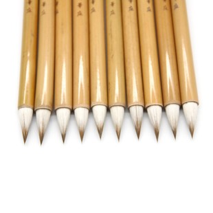 文耀笔庄古法鸡距笔抄经小楷兼毫王二灵飞经短峰蒜头笔初学者定制