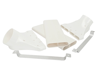 过梁器过桥弯风管横梁送风多尺寸换气扇200排风管扁平交叉通风管