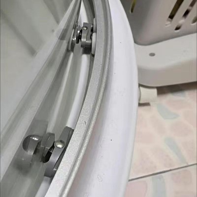 滑轮卫生间铝架沐浴房摇摆推拉老式吊轮双轮圆弧浴室淋浴房双吊