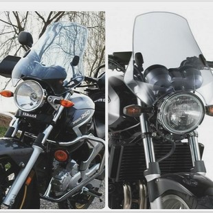 摩托车挡风玻璃GZ150挡风GN250风挡圆灯风挡天剑王风挡街车pc风挡