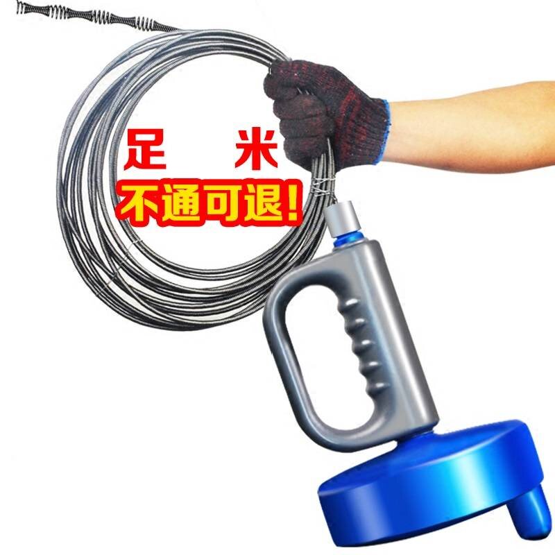 下水道疏通杆管道疏通器万能清洁棒厨房堵透速通下水道神器弹簧管
