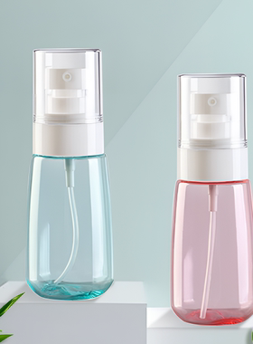透明加厚便携迷你手压式脸部补水细雾喷雾瓶分装瓶小巧密封小喷壶