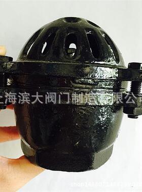 铸铁丝口底阀H12X-2.5水泵底阀丝扣内螺纹底阀不锈钢法兰底阀