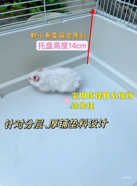 202660基裸笼系列仓鼠加高底盘笼子金丝熊便宜大笼子别墅饲养用品