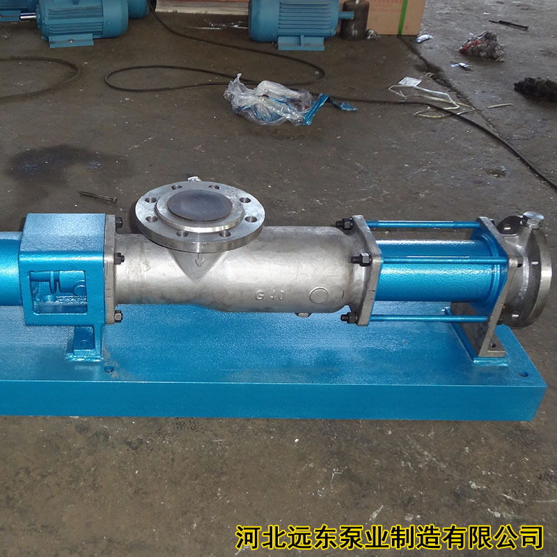输送水泥泵G35-2V-W112单螺杆泵压力1.2Mpa