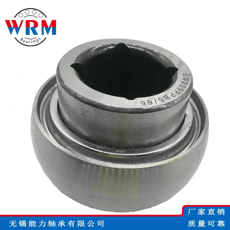 双列双面密封农机GW209PPB5/66方孔轴承