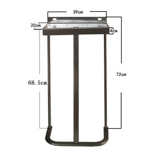 二十英寸大胖蓝瓶滤桶滤筒两道支架20寸大胖滤瓶2级304不锈钢架子