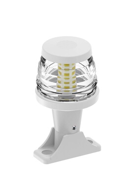 航海导航灯10-24V白色LED固定支架2.5w船用底座圆形灯3NM配件