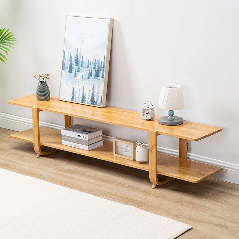 电视柜茶几组合现代简约经济型家用客厅卧室电视台柜小户型地柜竹