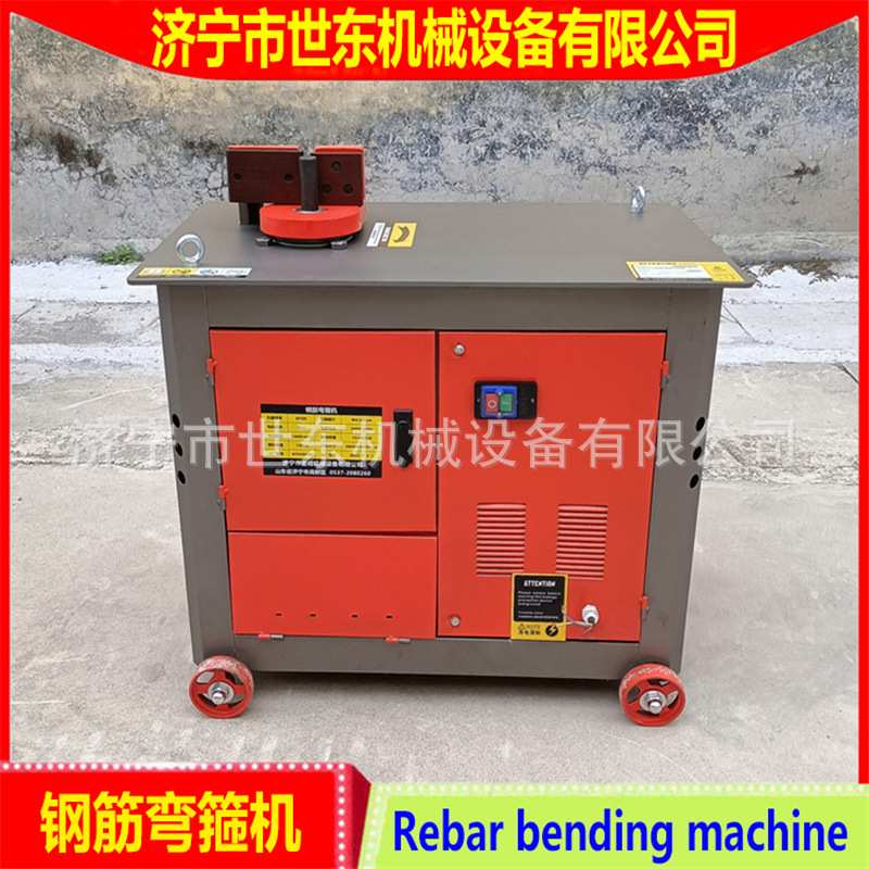 世东双脚踏数控钢筋弯箍机 建筑箍筋弯曲机 圆钢螺纹钢折弯机厂家
