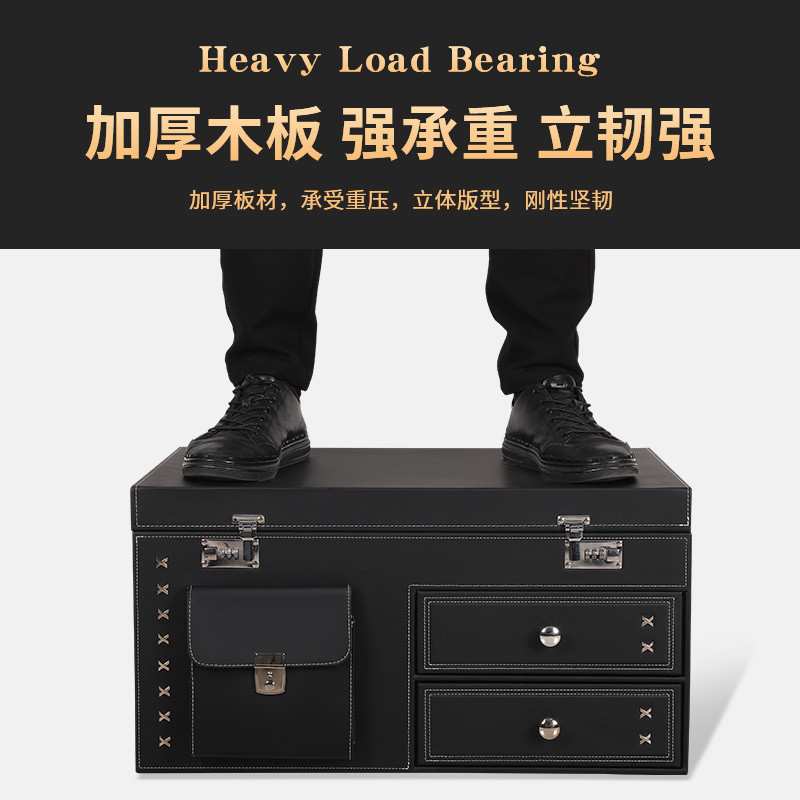 汽车后备箱密码锁收纳箱高挡安全保险尾箱储物箱车载通用整理Hy7