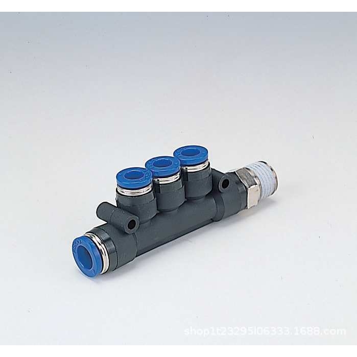 PISCO耐腐蚀不锈钢管三脚弯头PVX6-01SUS PVX6-02SUS PVX6-03SUS